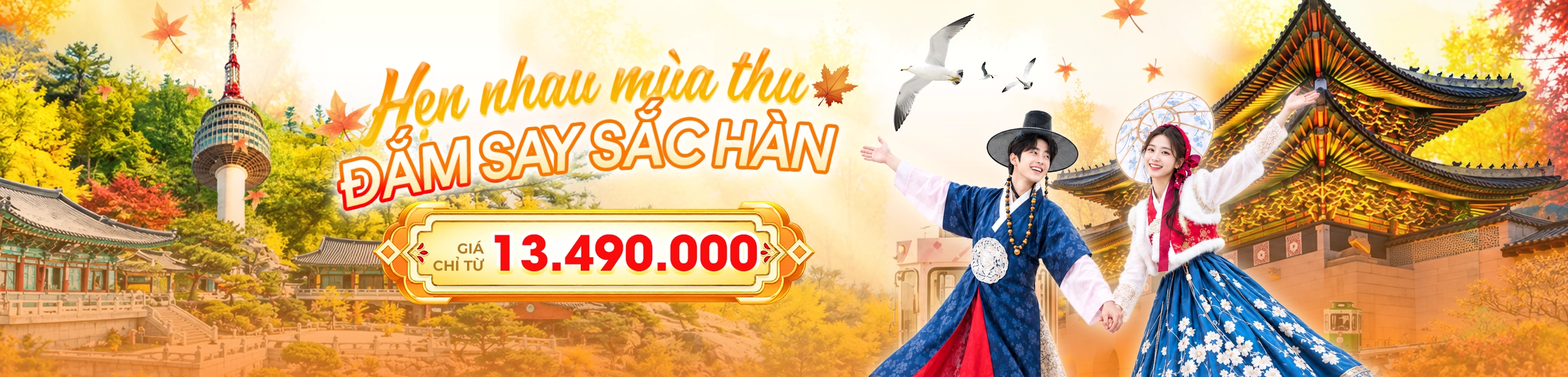 Du khách trong tà áo dài giữa đồi sương sớm