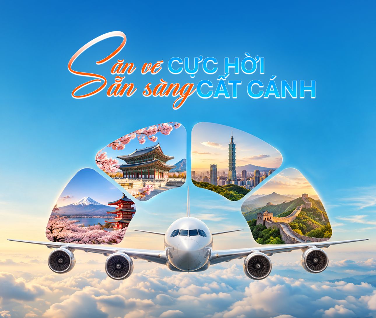Săn vé cực hời - sẵn sàng cất cánh cùng Vitamin Go